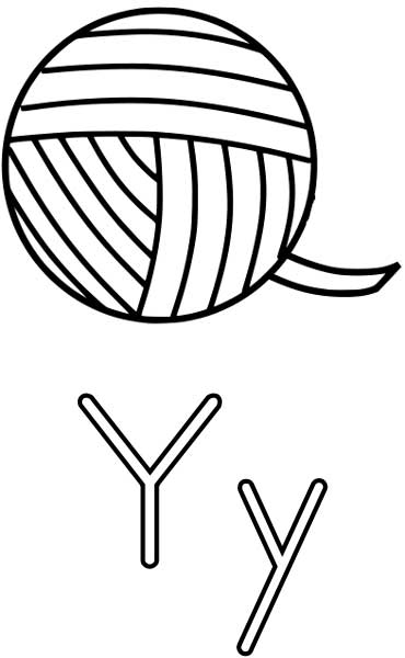 Yarn Coloring Page